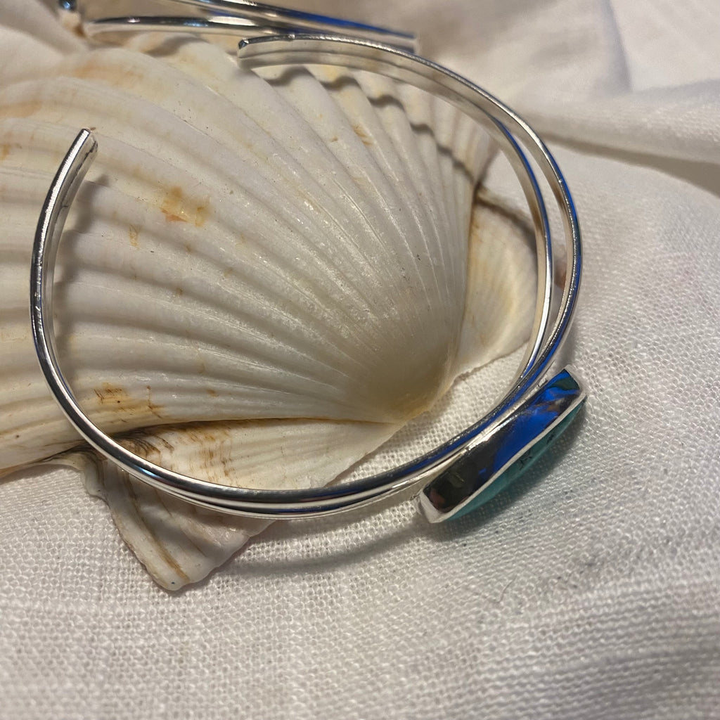 Emerald Valley Turquiose Cuff Bangle