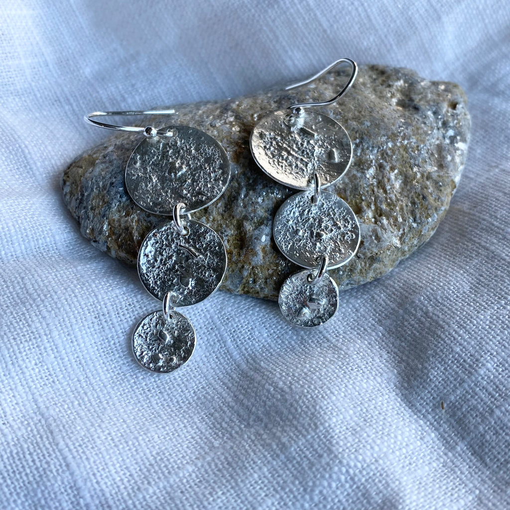 Textured Drop Earrings