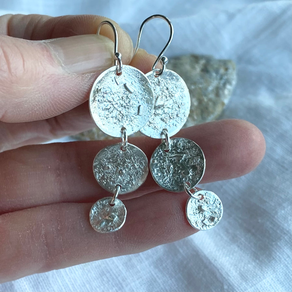 Textured Drop Earrings